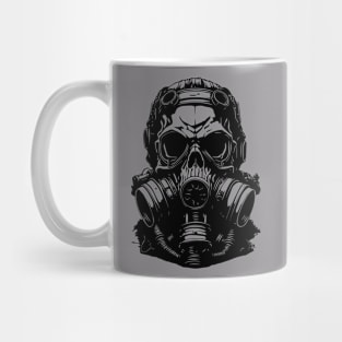 skull with a gasmask Mug